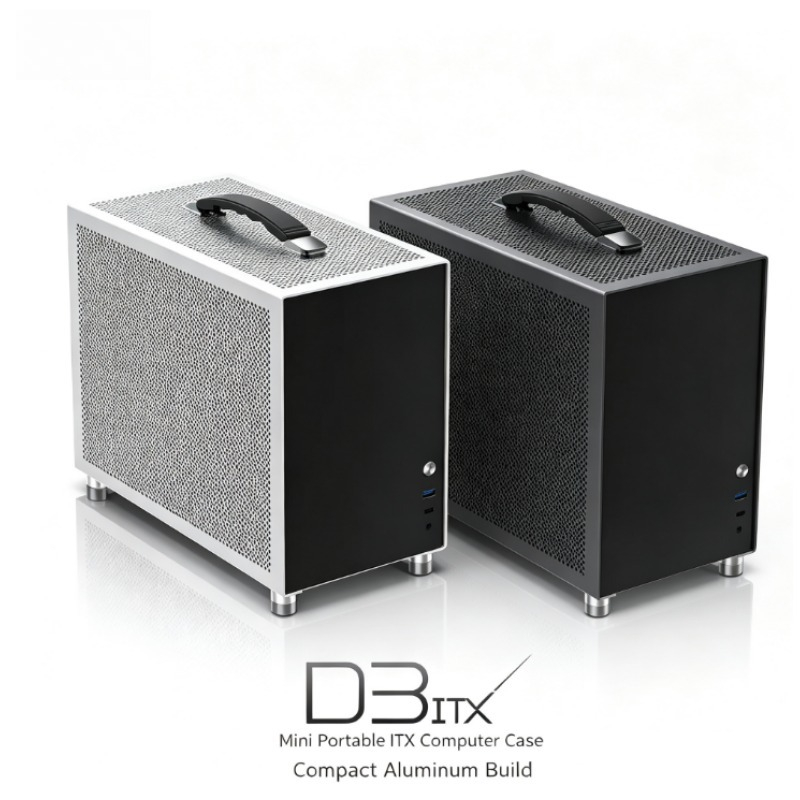 Mini Itx Case Water Cooling Support - D3 Aluminum Alloy Mini ITX PC