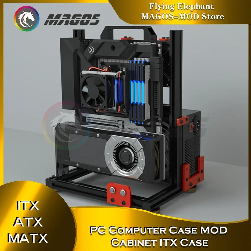 Mini Itx Case Water Cooling Support - PC Computer Case MOD Cabinet ITX