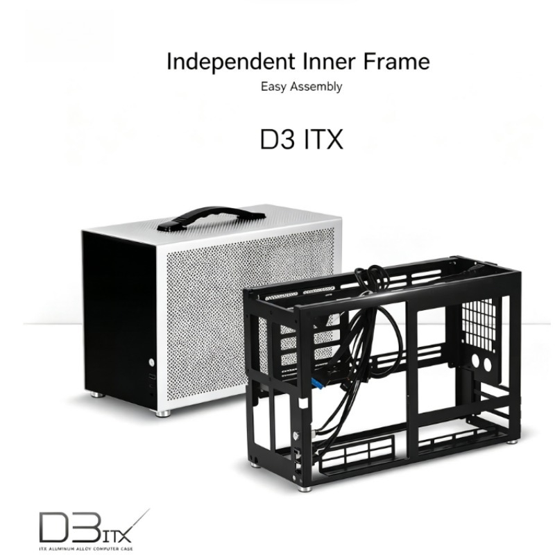 D3 Aluminum Alloy Mini ITX PC  - Mini Itx Case Water Cooling Support 评论和价格