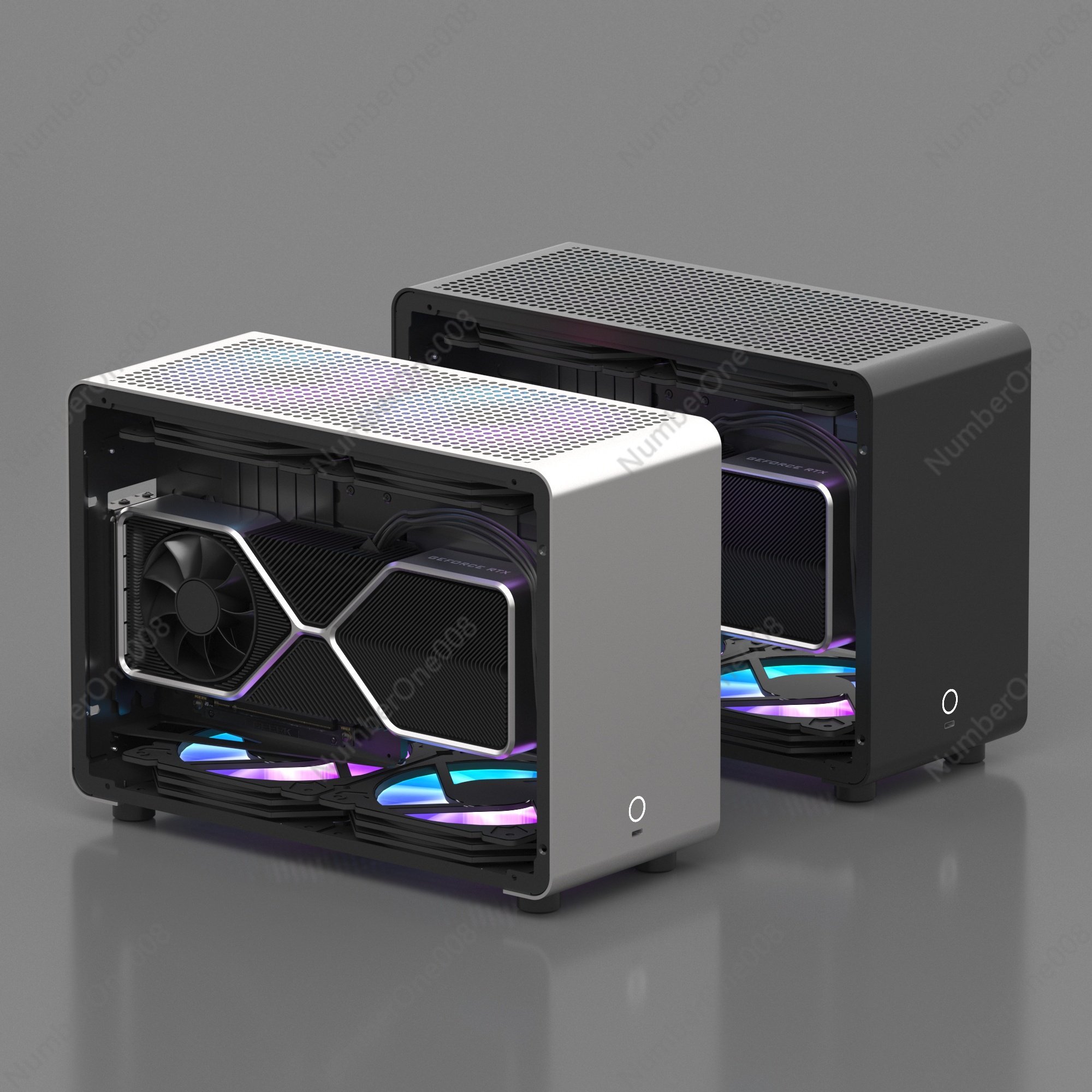G1-pro ITX Aluminum Computer C - Mini Itx Case Water Cooling Support 评论和价格