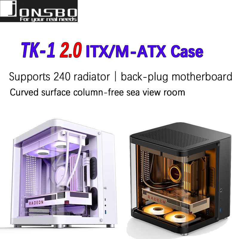 JONSBO TK-1 M-ATX/ITX Mini PC  - Mini Itx Case Water Cooling Support 评论和价格