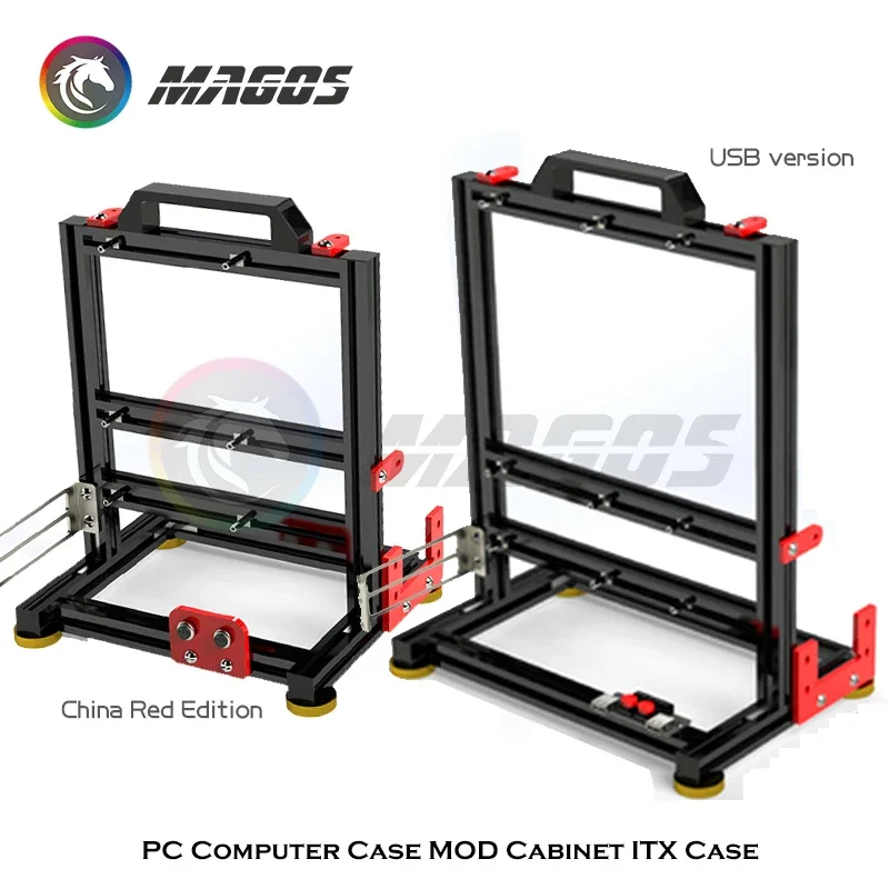 PC Computer Case MOD Cabinet I - Mini Itx Case Water Cooling Support 评论和价格
