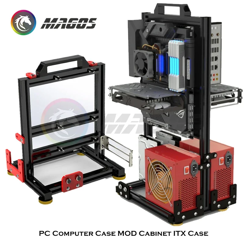 PC Computer Case MOD Cabinet I - Mini Itx Case Water Cooling Support 评论和价格