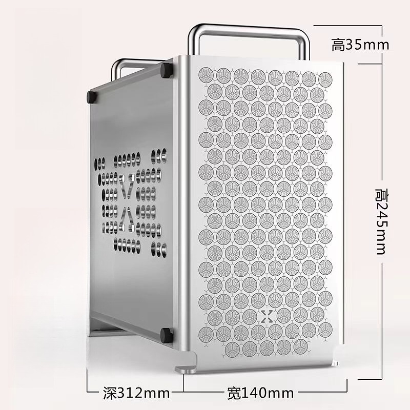 B2 All-aluminum ITX Dual-handl - Mini Itx Case With Handle Portable 评论和价格