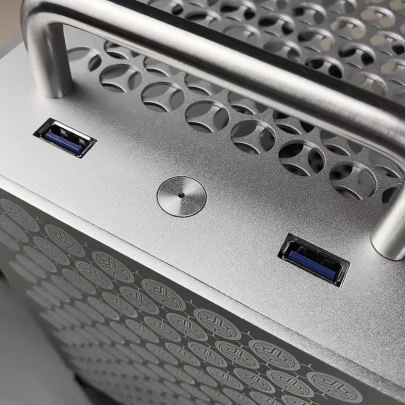 B2 All-aluminum ITX Dual-handl - Mini Itx Case With Handle Portable 评论和价格