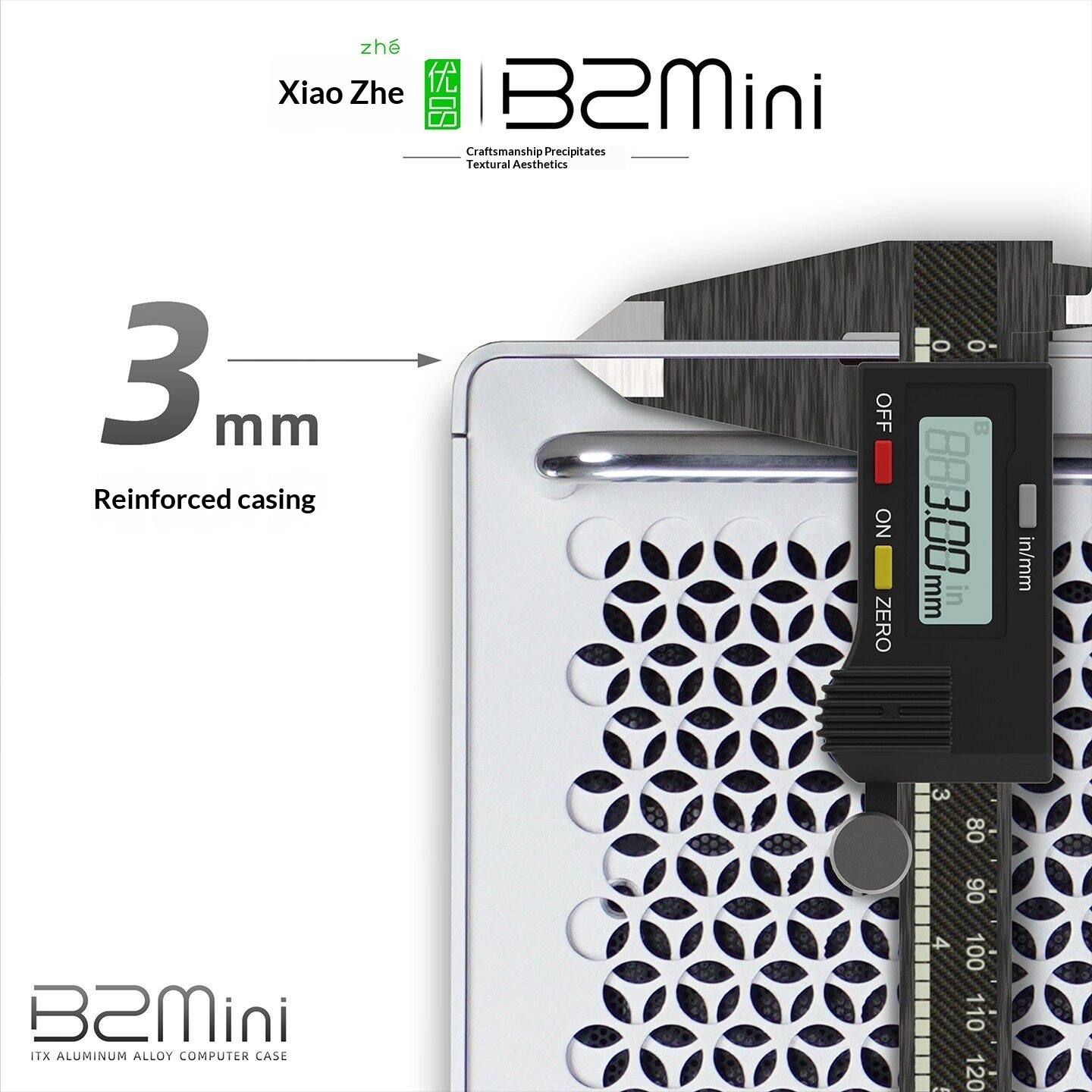 B2 Mini ITX Computer Case Alum - Mini Itx Case With Handle Portable 评论和价格