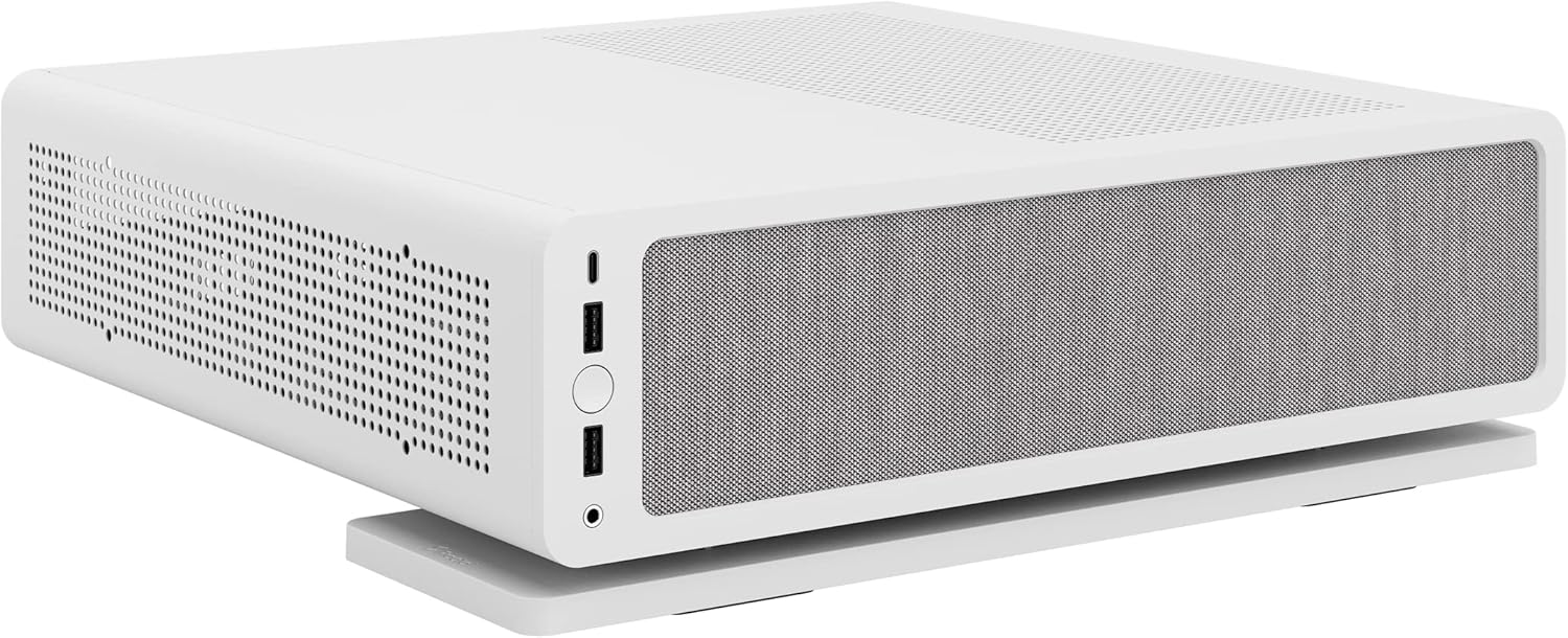 White Full-Tower Metal PC Case - Itx Case Pcie Riser 4.0 评论和价格