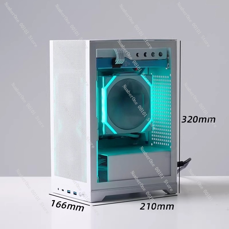 Portable ITX Mini PC Case Desk - Mini Itx Case With Handle Portable 评论和价格