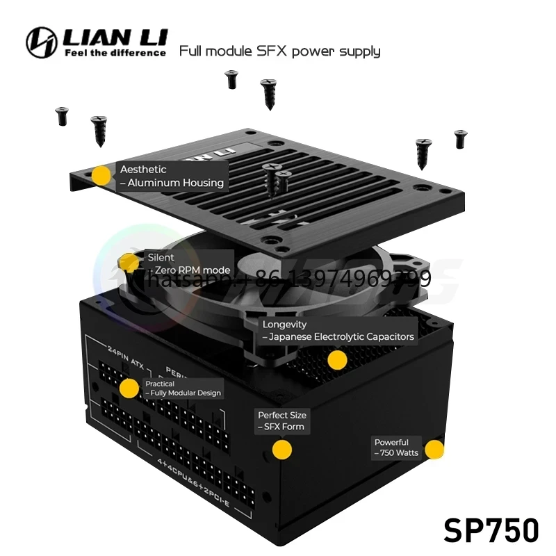 LIAN LI PSU 750w SFX Power Sup - Sfx Power Supply 750W Gold 评论和价格