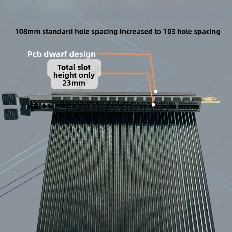 PCIe 4.0 X16 Dual Reverse Rise - Itx Case Pcie Riser 4.0 评论和价格