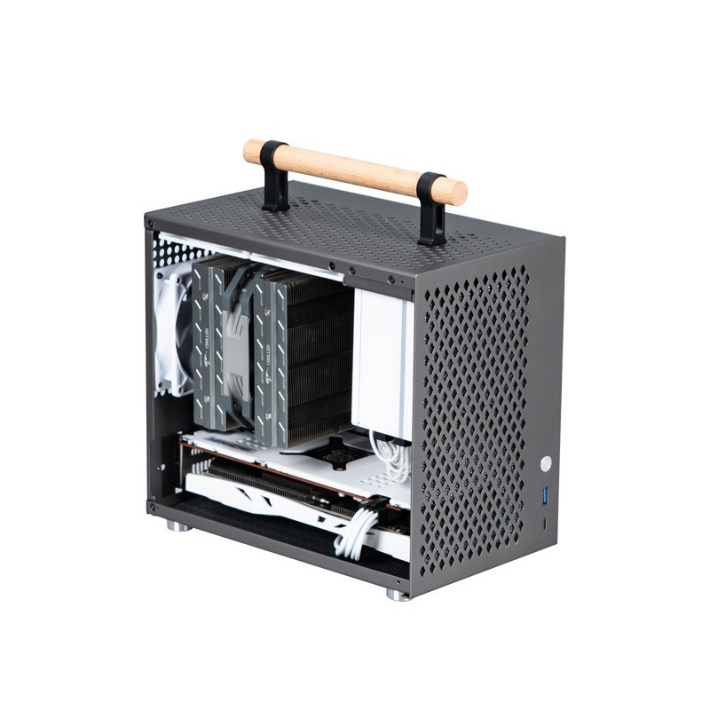 Full Aluminum ITX Case Mini Po - Mini Itx Case With Handle Portable 评论和价格