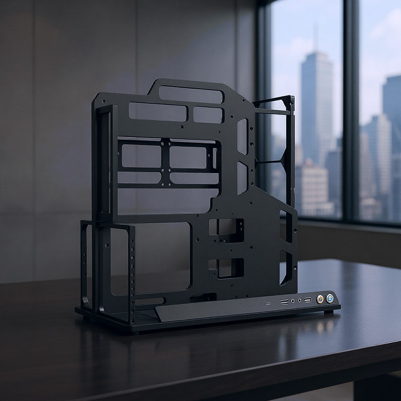 Aluminum Mini ITX Case MATX Co - Sff Case Tempered Glass 评论和价格